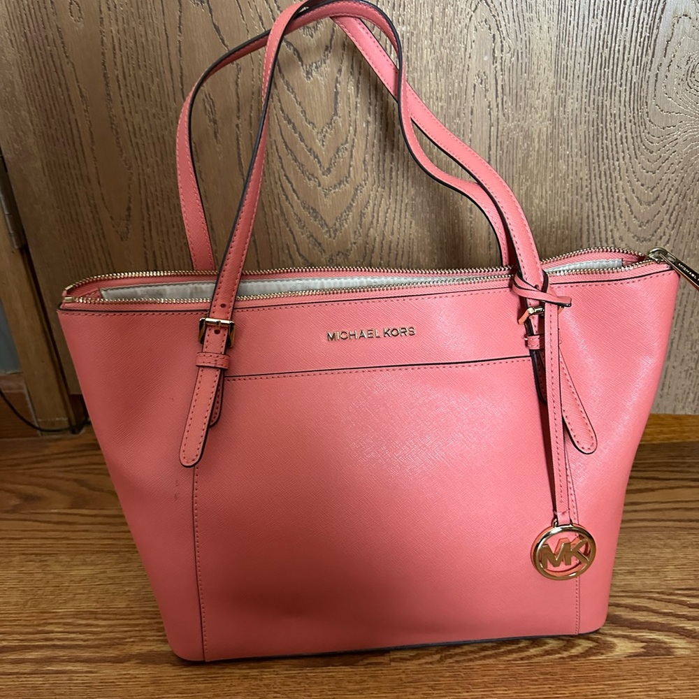 Michael Kors Coral Pink Tote